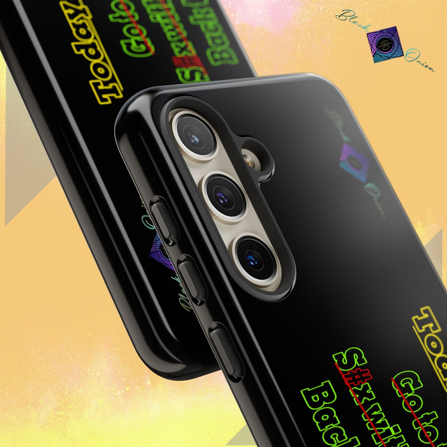 BlackOnion Brand New Phone Case - with Motivational Workout Motif’Today To Do List V2 ‘💪🔥🫵