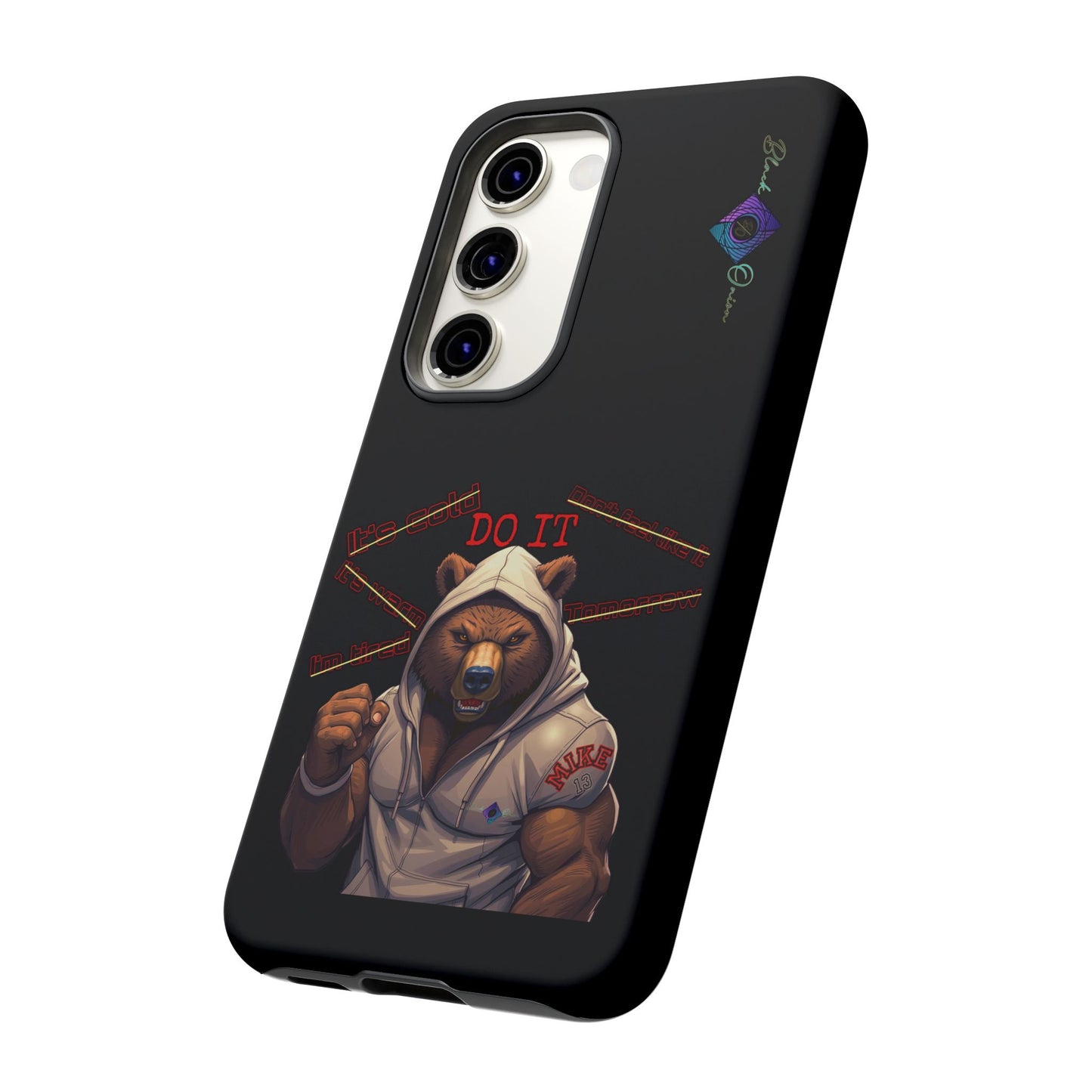BlackOnion Brand New Phone Case - with Motivational Workout Motif’Do it ‘💪🔥🫵
