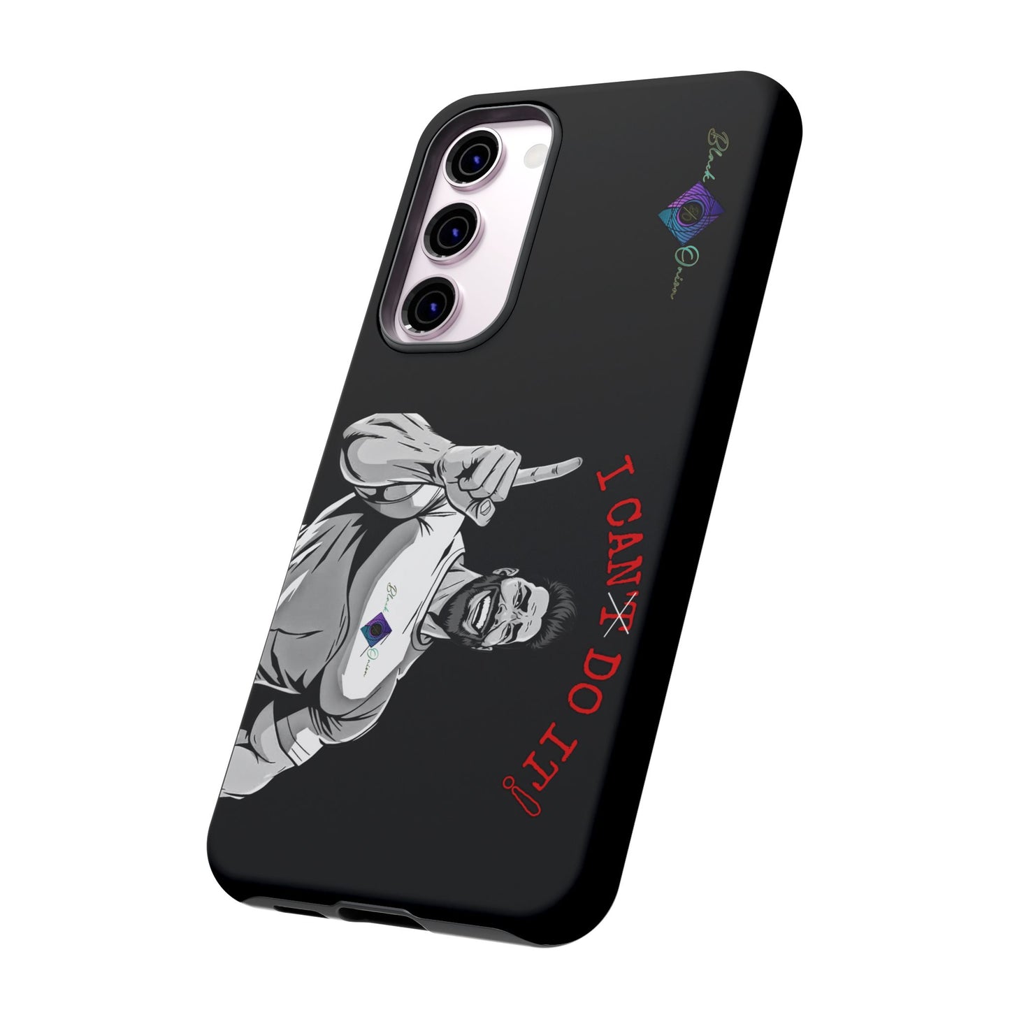 BlackOnion Brand New Phone Case - with Motivational Workout Motif’I Can Do It ‘💪🔥🫵