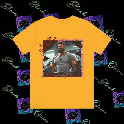 BlackOnion T-shirt with Workout Motif “Unstoppable “💪🔥🫵