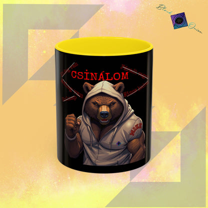 BlackOnion Coffee Mug - 11oz with Workout Motif ‘Mike 13 V2 ’🔥💪🫵