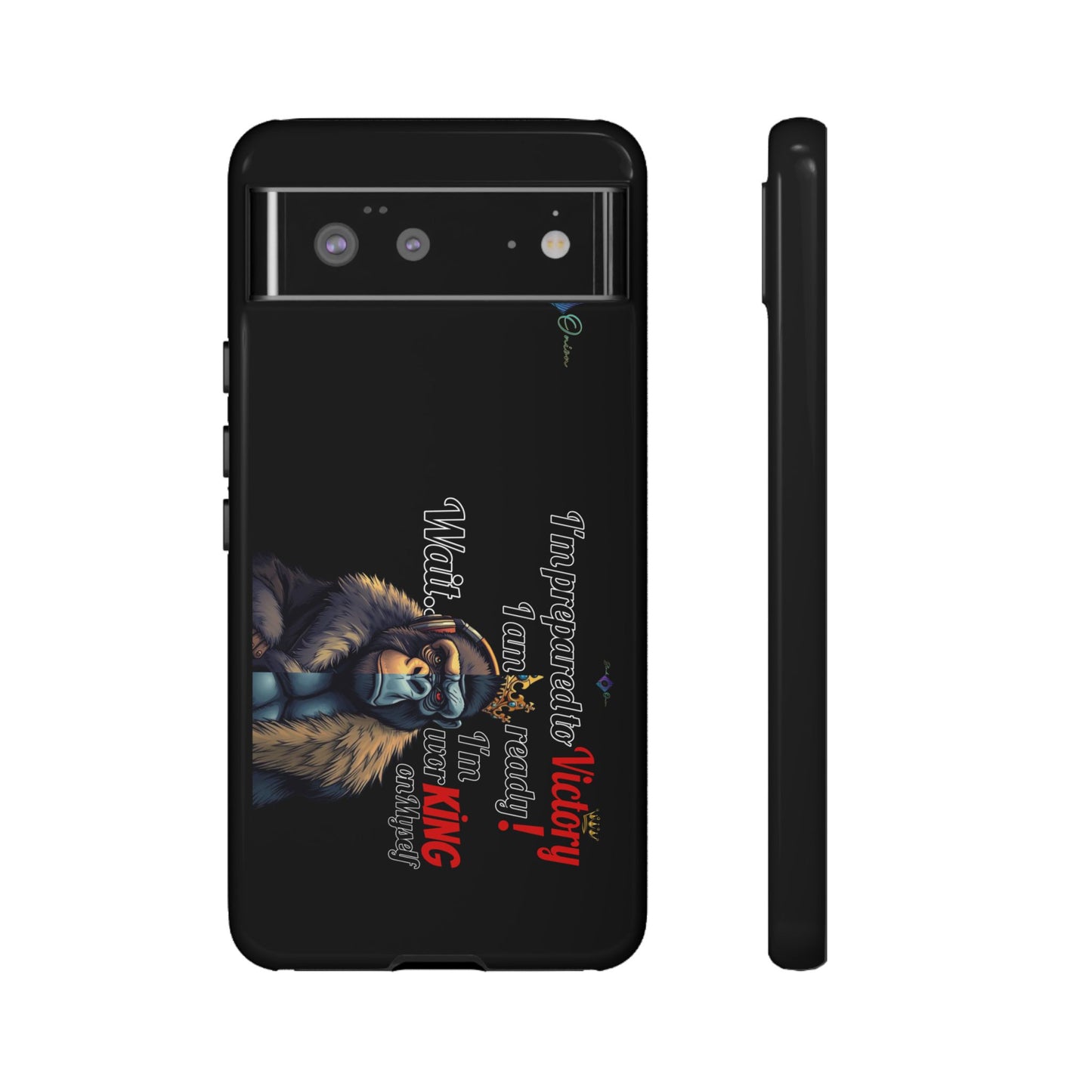 BlackOnion Brand New Phone Case - with Motivational Workout Motif’Victory 👑‘💪🔥🫵