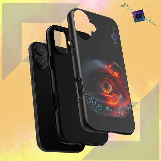 BlackOnion Brand New Phone Case - with Motivational Workout Motif ’Feel your power  ‘💪🔥🫵
