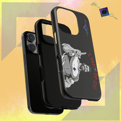 BlackOnion Brand New Phone Case - with Motivational Workout Motif’I Can Do It ‘💪🔥🫵