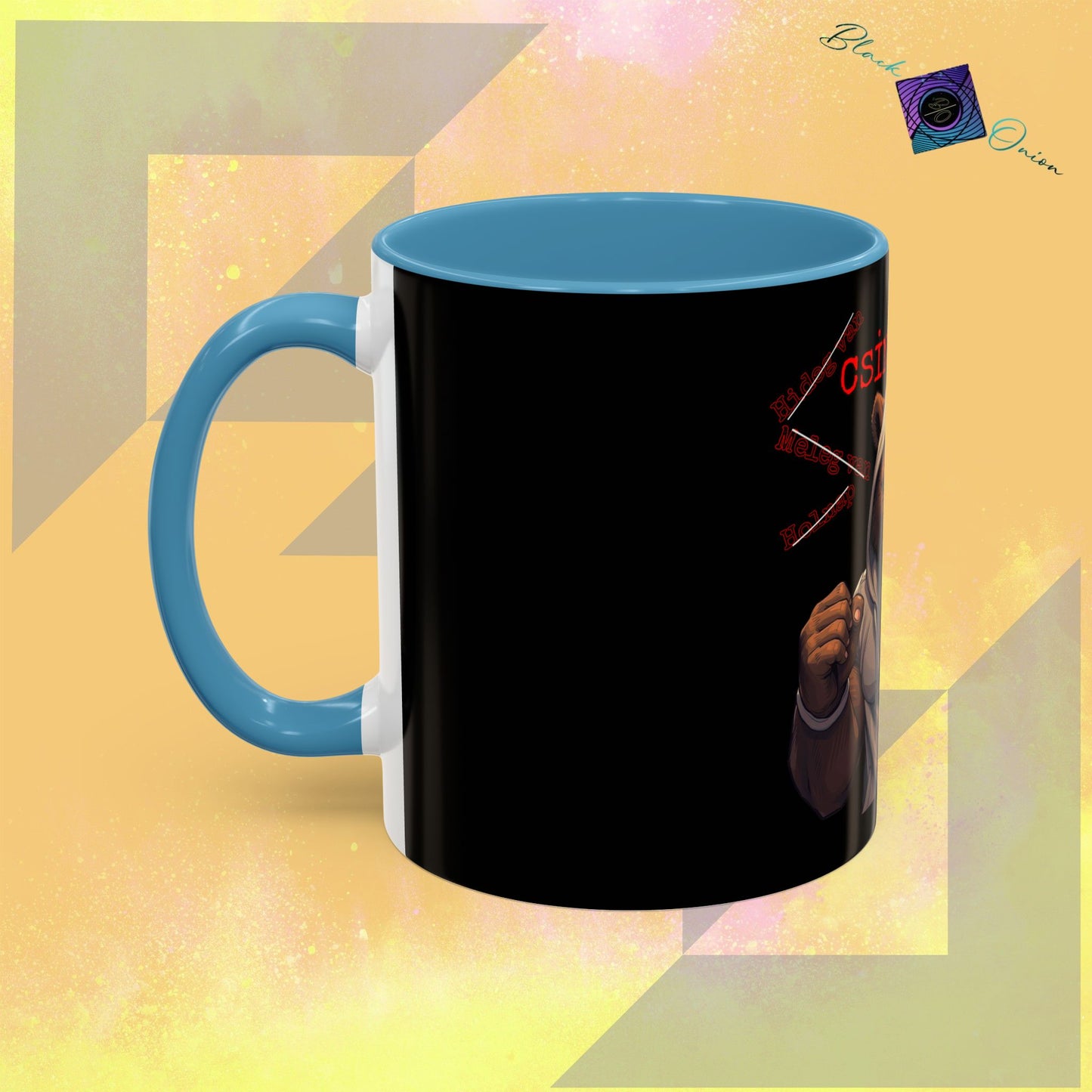 BlackOnion Coffee Mug - 11oz with Workout Motif ‘Mike 13 V2 ’🔥💪🫵