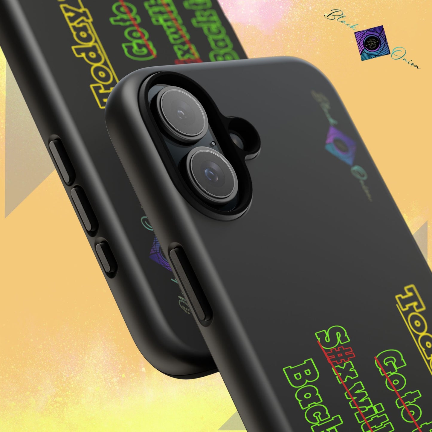 BlackOnion Brand New Phone Case - with Motivational Workout Motif’Today To Do List V2 ‘💪🔥🫵