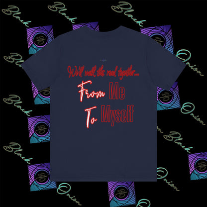 BlackOnion 'From Me ,To Myself' T-Shirt with Workout Motif 💪🔥