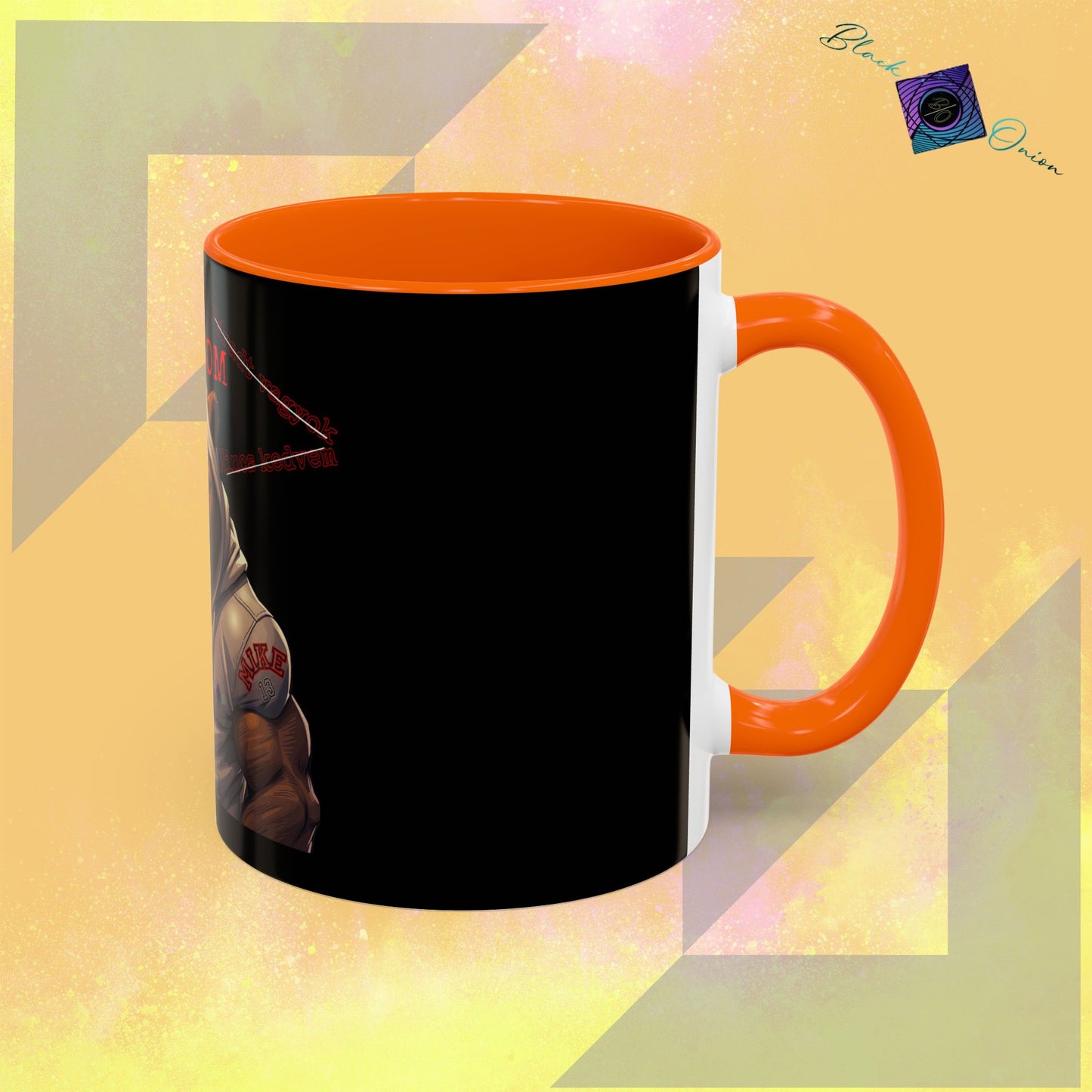 BlackOnion Coffee Mug - 11oz with Workout Motif ‘Mike 13 V2 ’🔥💪🫵
