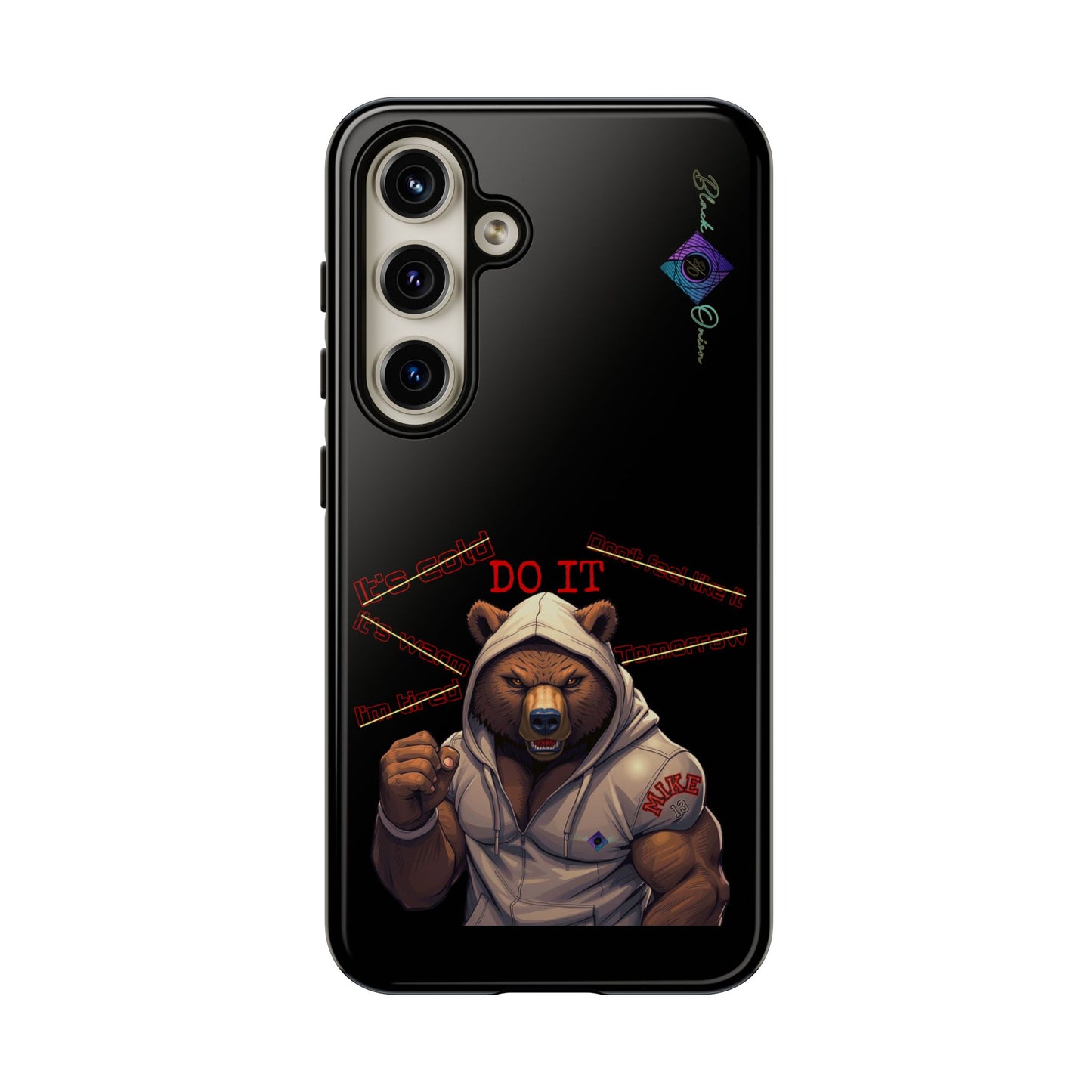BlackOnion Brand New Phone Case - with Motivational Workout Motif’Do it ‘💪🔥🫵