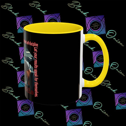 BlackOnion Coffee Mug - 11oz with Workout Motif ‘Unstoppable’🔥💪🫵