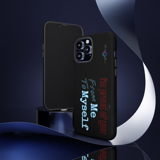 BlackOnion Brand New Phone Case - with Motivational Workout Motif’I’m proud of you ‘💪🔥🫵