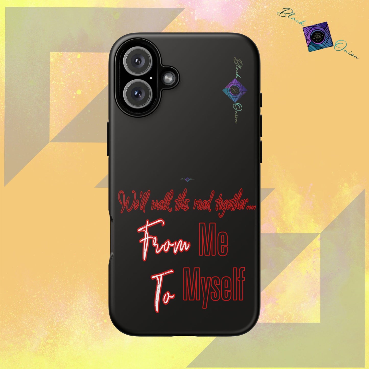 BlackOnion Brand New Phone Case - with Motivational Workout Motif’We’ll walk ‘💪🔥🫵