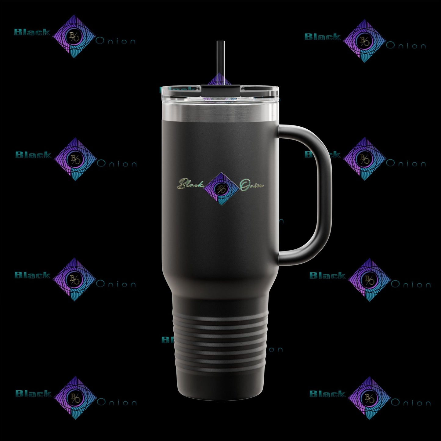 BlackOnion Travel Mug - 40oz with Straw