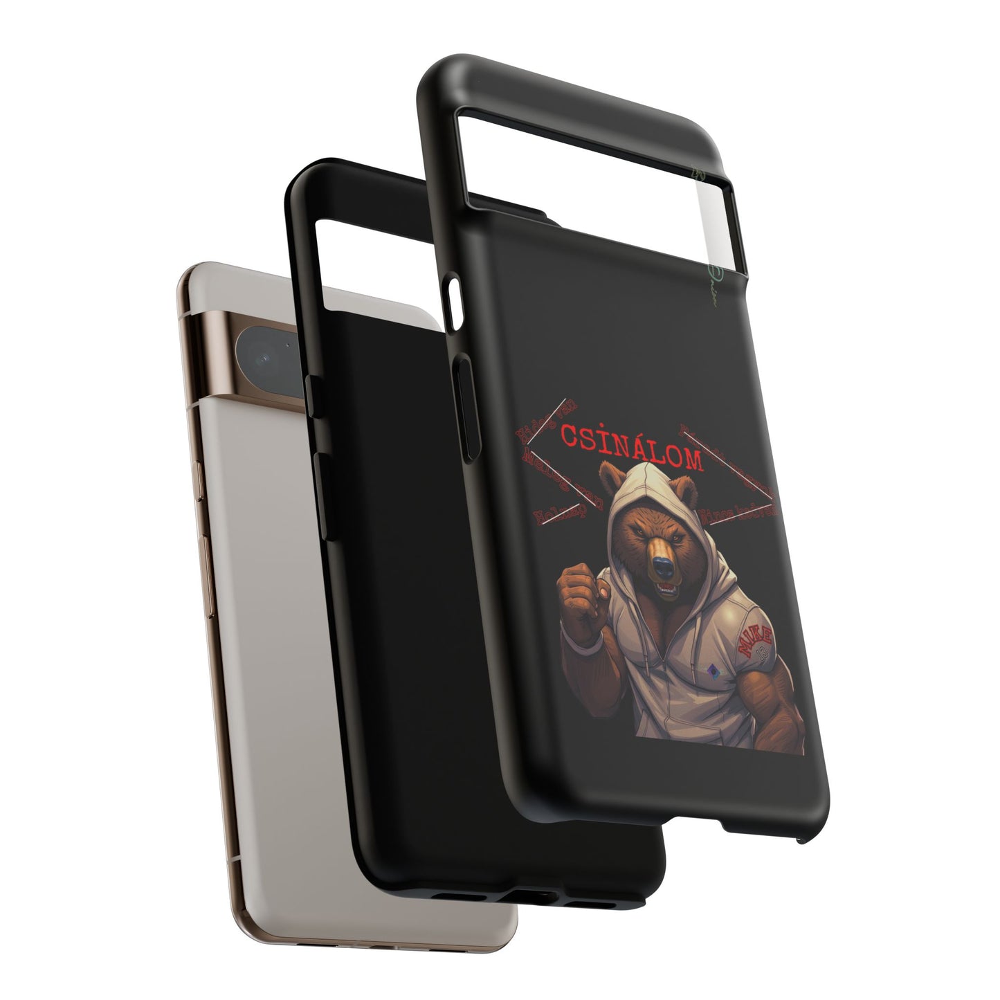 BlackOnion Brand New Phone Case - with Motivational Workout Motif ‘Csinálom ‘💪🔥🫵