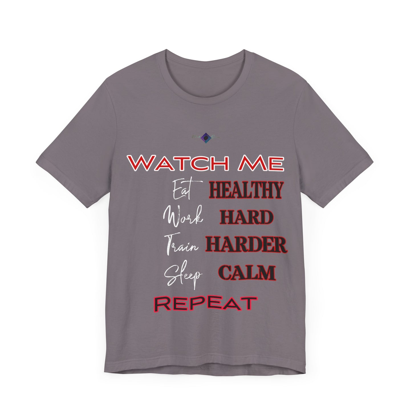 BlackOnion "Watch Me" T-Shirt with Workout Motif V3  💪🔥