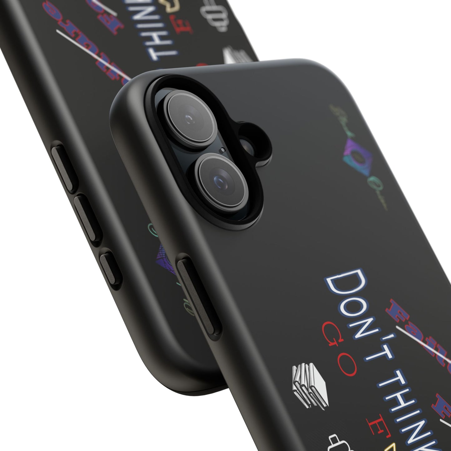 BlackOnion Brand New Phone Case - with Motivational Workout Motif’Don’t think ‘💪🔥🫵