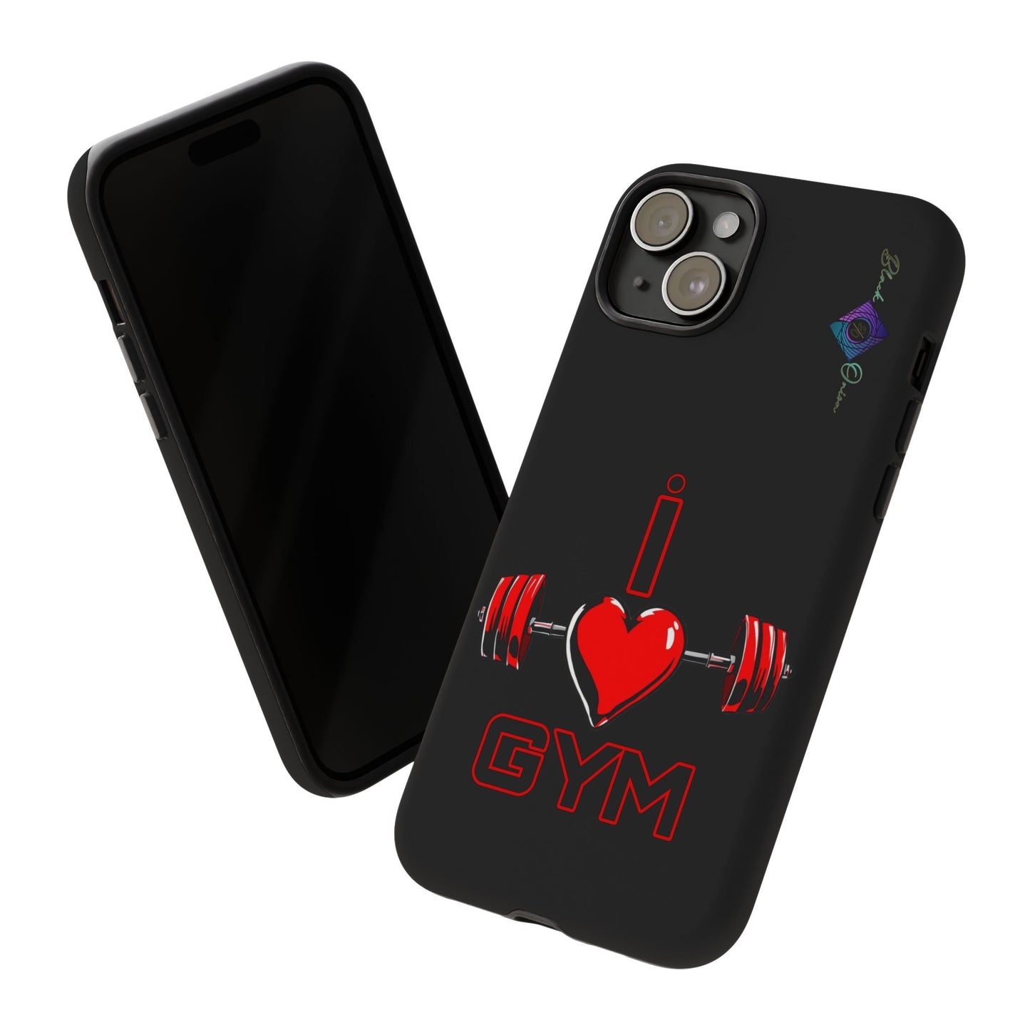 BlackOnion Brand New Phone Case - with Motivational Workout Motif’I Love Gym ‘💪🔥🫵