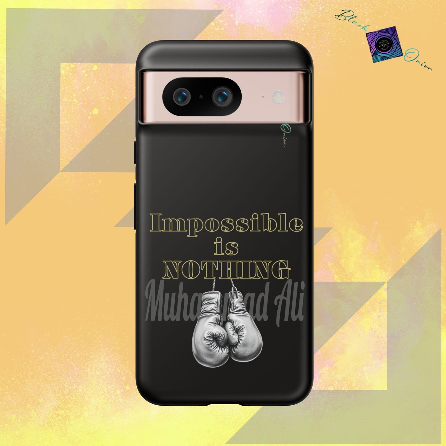 BlackOnion Brand New Phone Case - with Motivational Workout Motif ’Impossible ‘💪🔥🫵