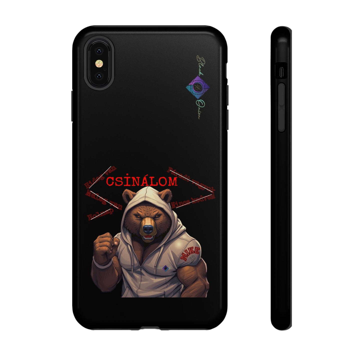 BlackOnion Brand New Phone Case - with Motivational Workout Motif ‘Csinálom ‘💪🔥🫵