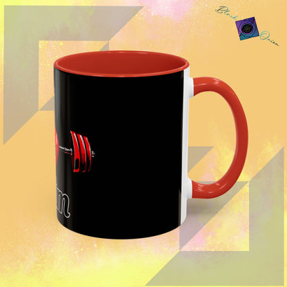 BlackOnion Coffee Mug - 11oz with Workout Motif ‘ÁjjLávDzsi’🔥💪🫵