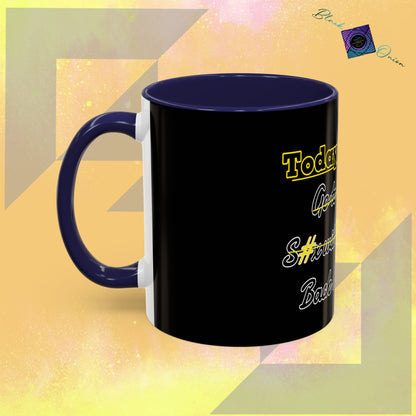 BlackOnion Coffee Mug - 11oz with Workout Motif ‘Today To Do List ’🔥💪🫵