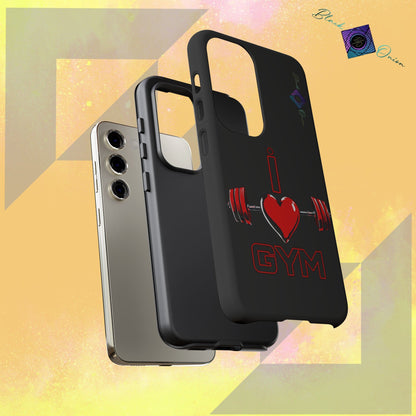 BlackOnion Brand New Phone Case - with Motivational Workout Motif’I Love Gym ‘💪🔥🫵