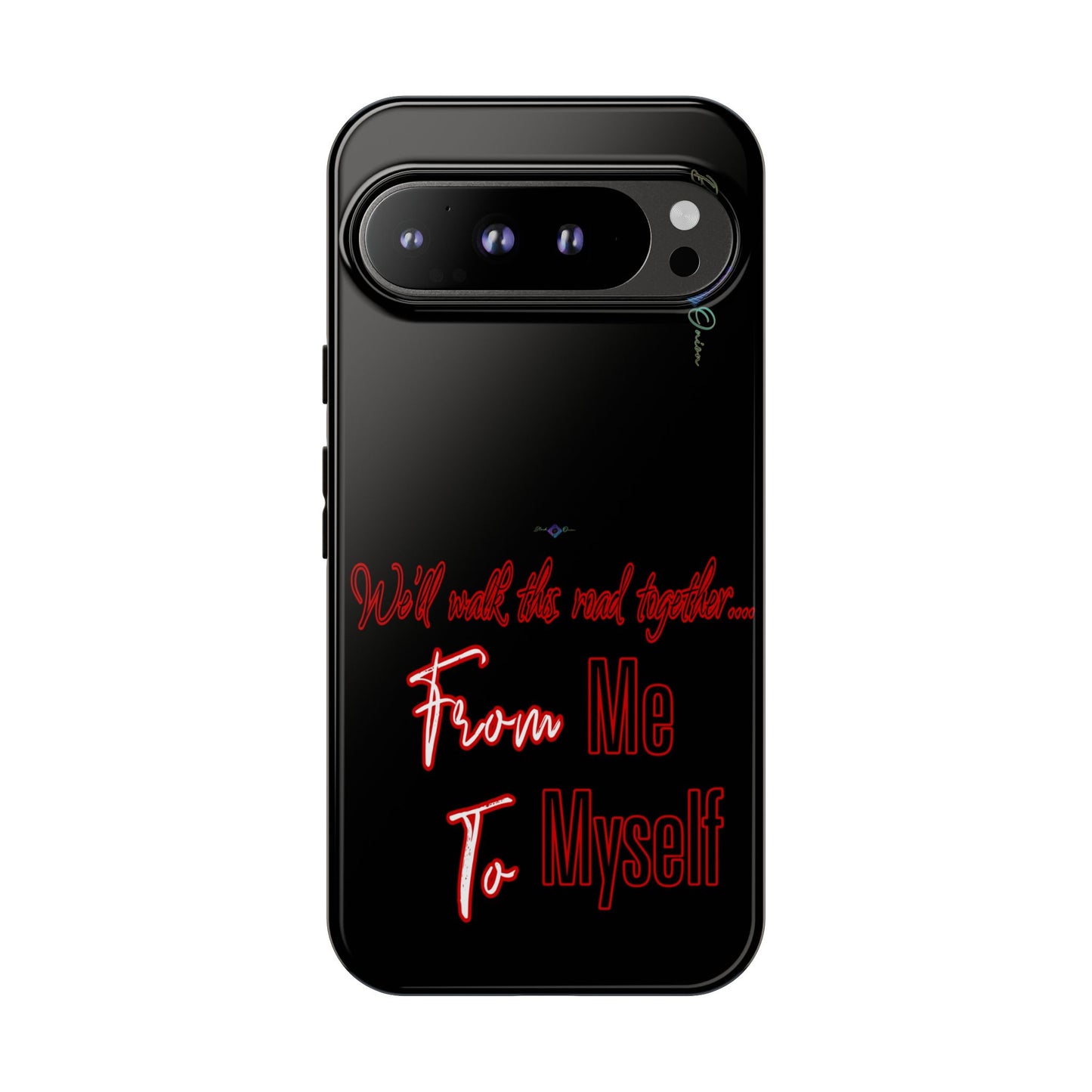 BlackOnion Brand New Phone Case - with Motivational Workout Motif’We’ll walk ‘💪🔥🫵