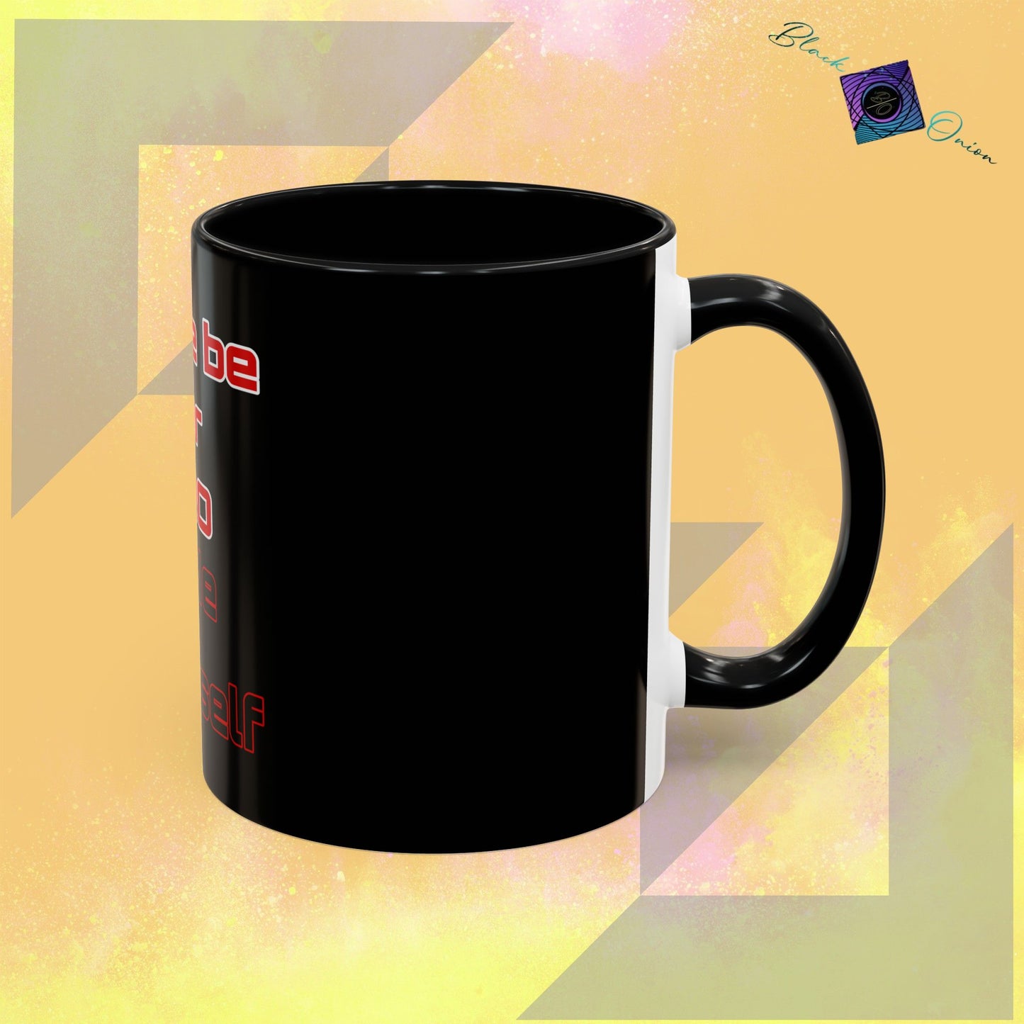 BlackOnion Coffee Mug - 11oz with Workout Motif ‘Let me be your Hero’🔥💪🫵