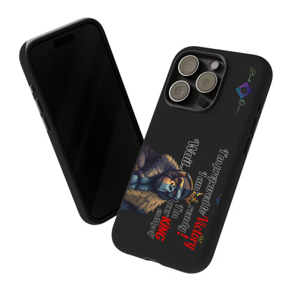 BlackOnion Brand New Phone Case - with Motivational Workout Motif’Victory 👑‘💪🔥🫵
