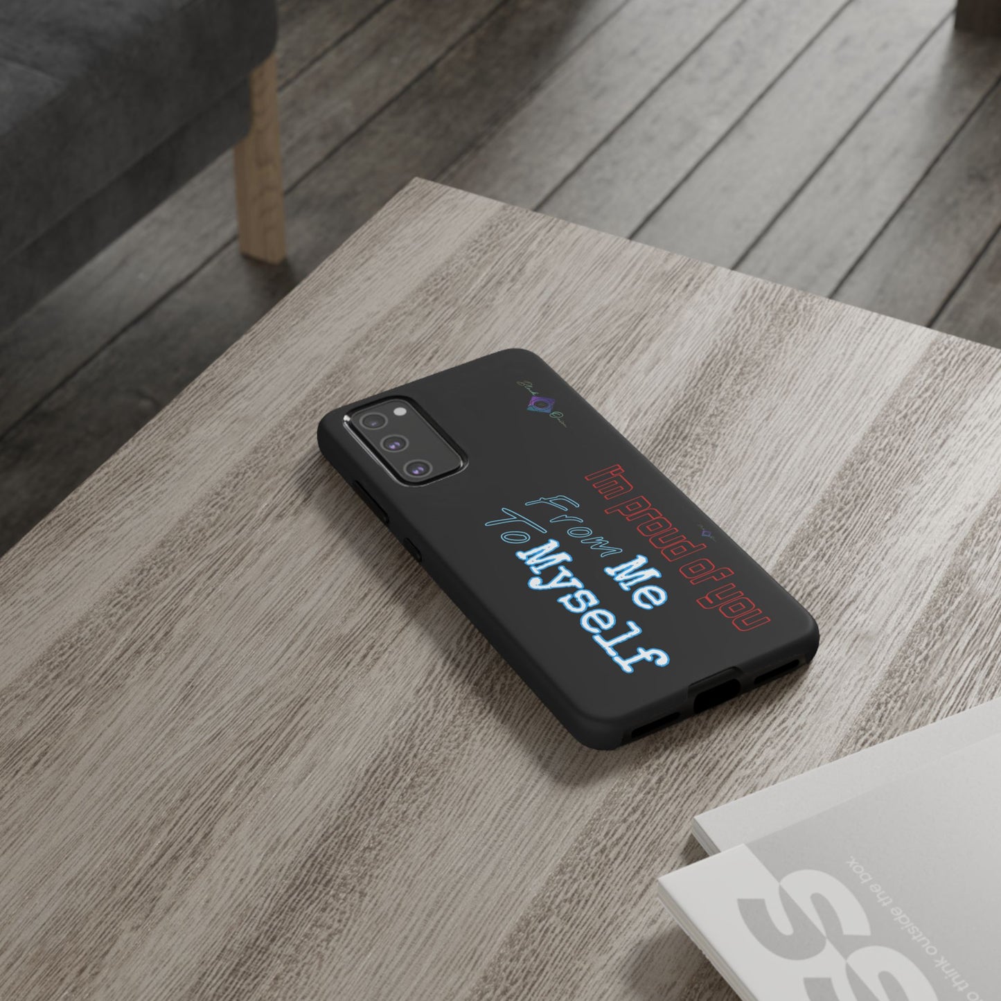 BlackOnion Brand New Phone Case - with Motivational Workout Motif’I’m proud of you ‘💪🔥🫵