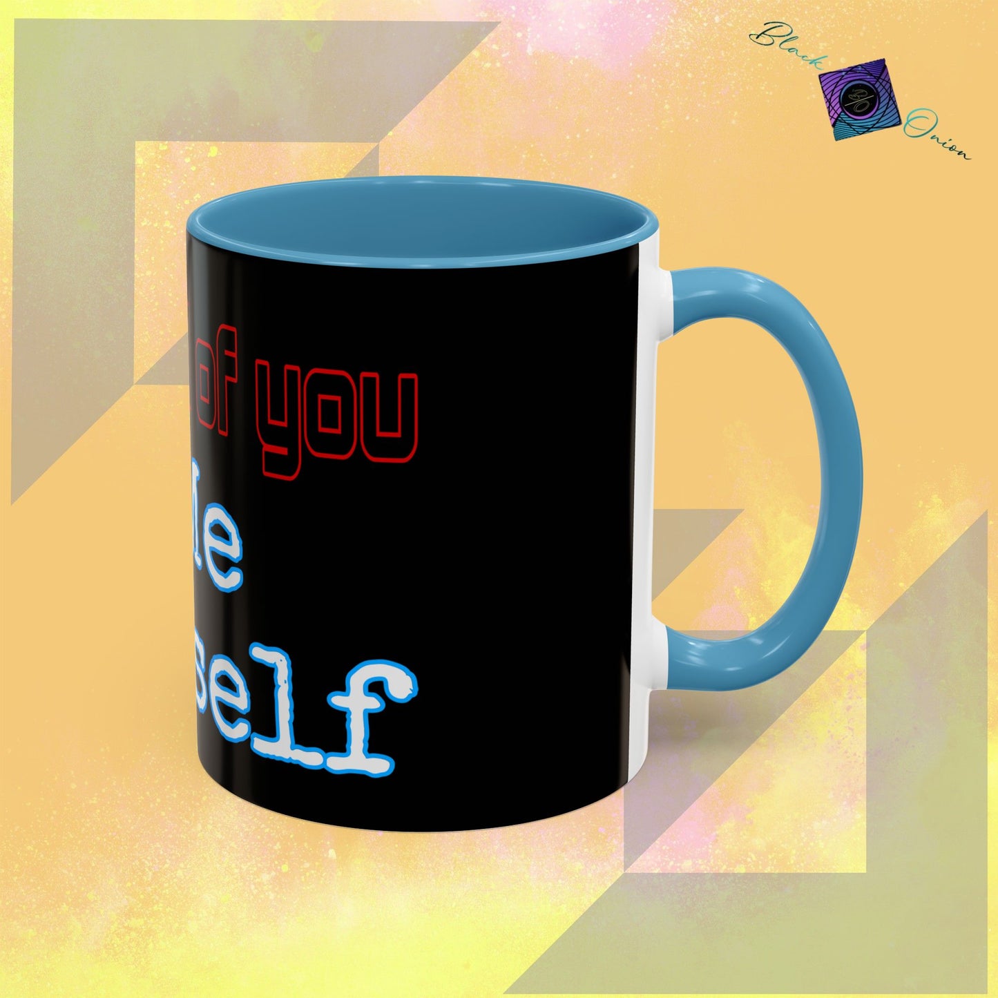 BlackOnion Coffee Mug 2 with Workout Motif ‘ I’m proud of you’🫵🔥💪