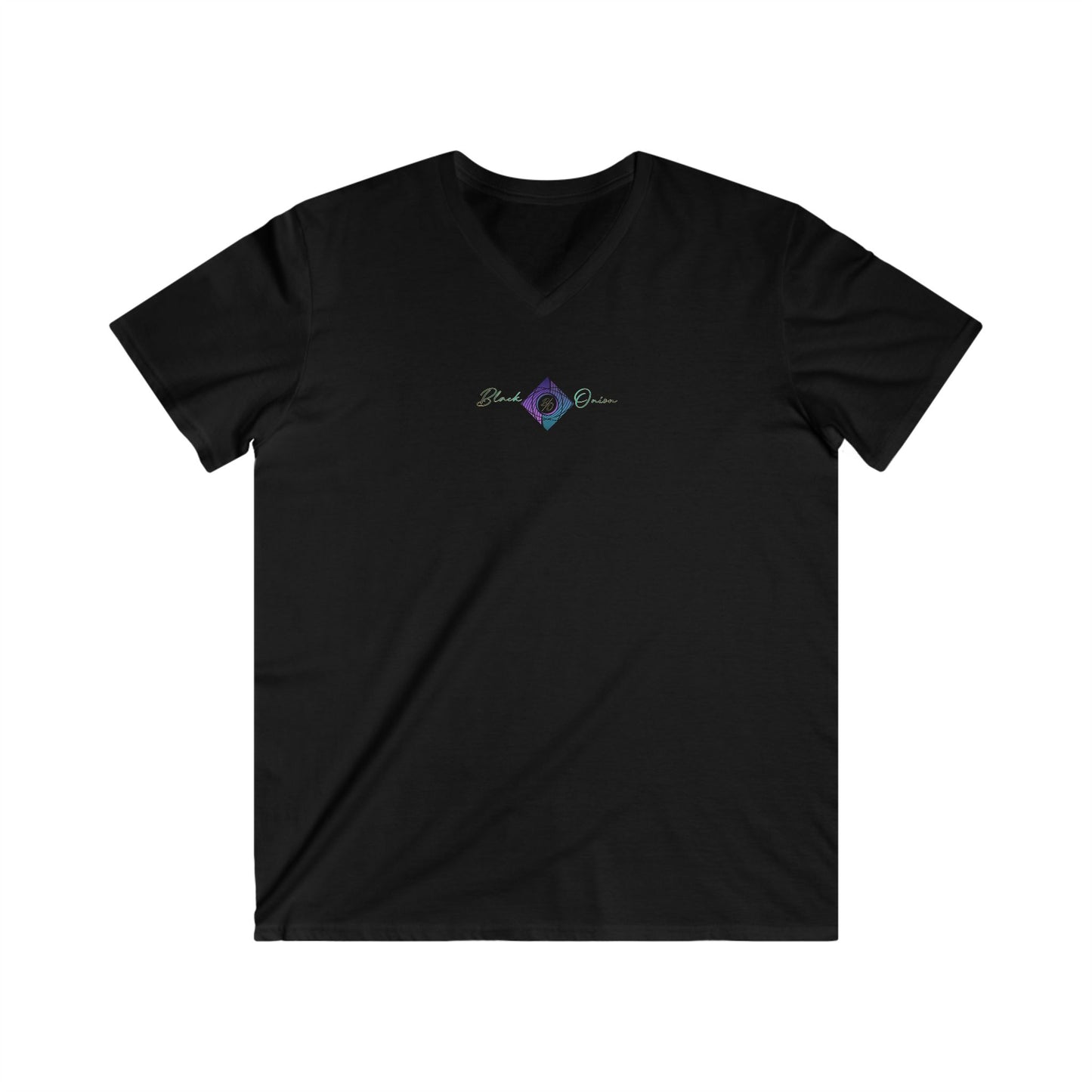 BlackOnion Men's V-Neck T-Shirt with Workout Motif ‘Remember’💪🔥🫵