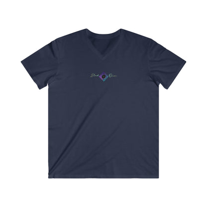 BlackOnion Men's V-Neck T-Shirt with Workout Motif ‘Remember’💪🔥🫵