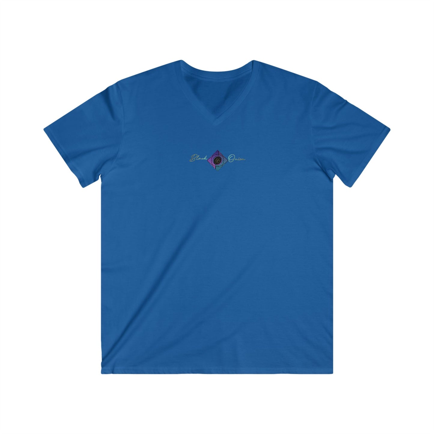BlackOnion Men's V-Neck T-Shirt with Workout Motif ‘Remember’💪🔥🫵