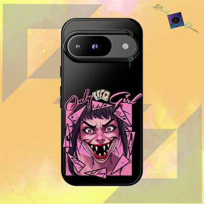 BlackOnion Brand New Phone Case - with Motivational Workout Motif’ Mad Girl💋🌸 ‘🔥🫵