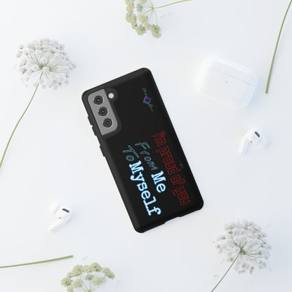 BlackOnion Brand New Phone Case - with Motivational Workout Motif’I’m proud of you ‘💪🔥🫵