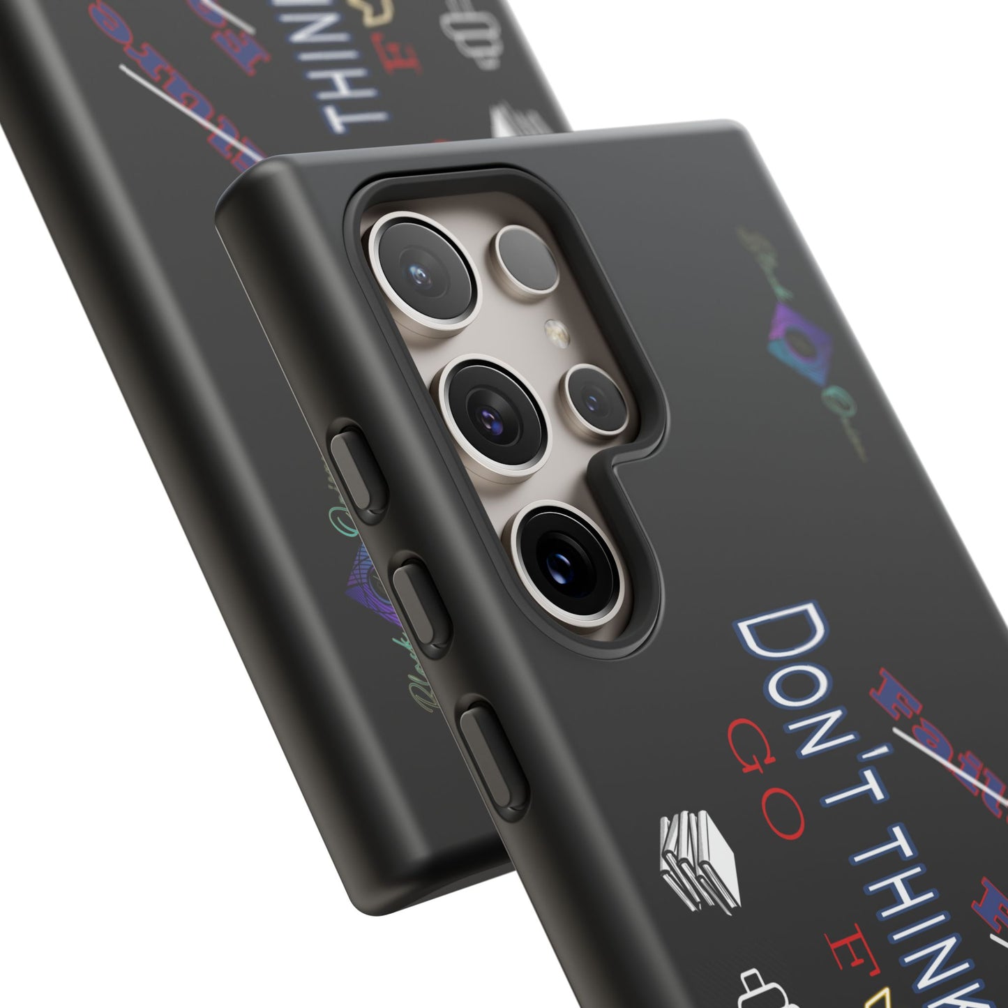 BlackOnion Brand New Phone Case - with Motivational Workout Motif’Don’t think ‘💪🔥🫵
