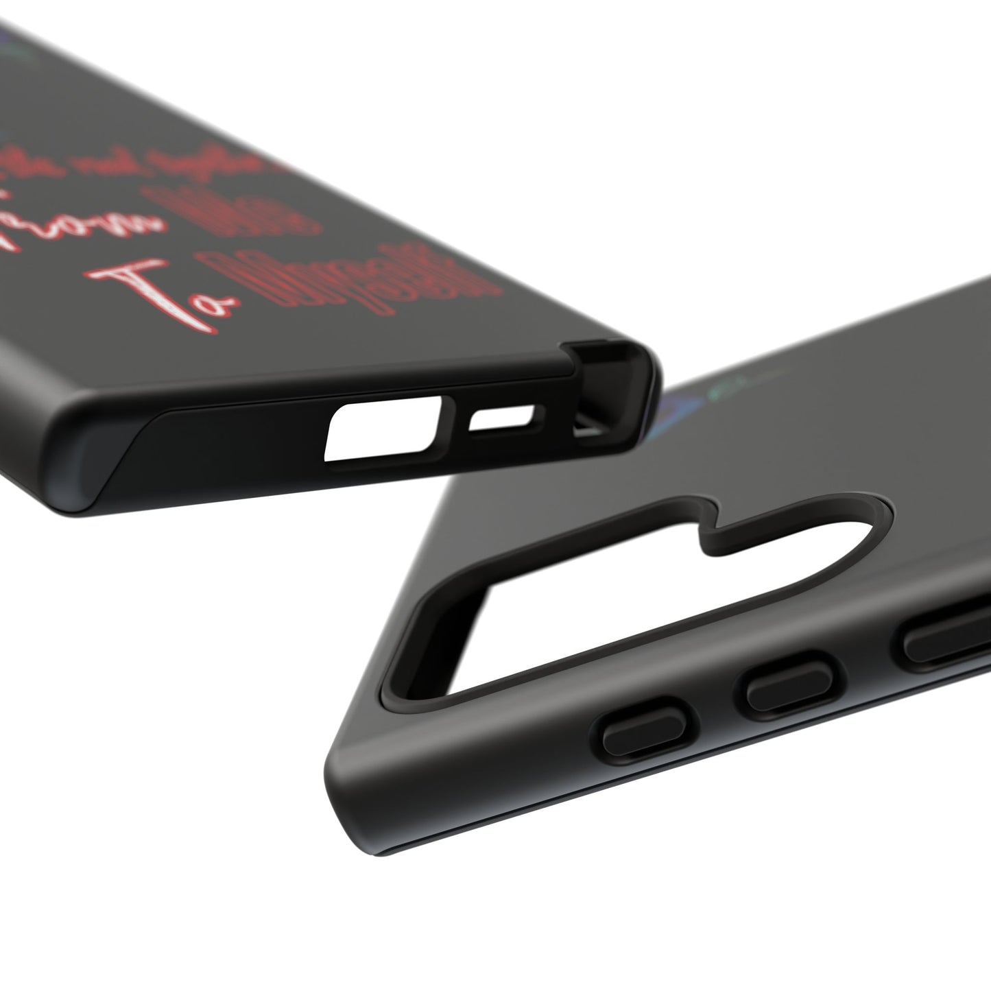 BlackOnion Brand New Phone Case - with Motivational Workout Motif’We’ll walk ‘💪🔥🫵