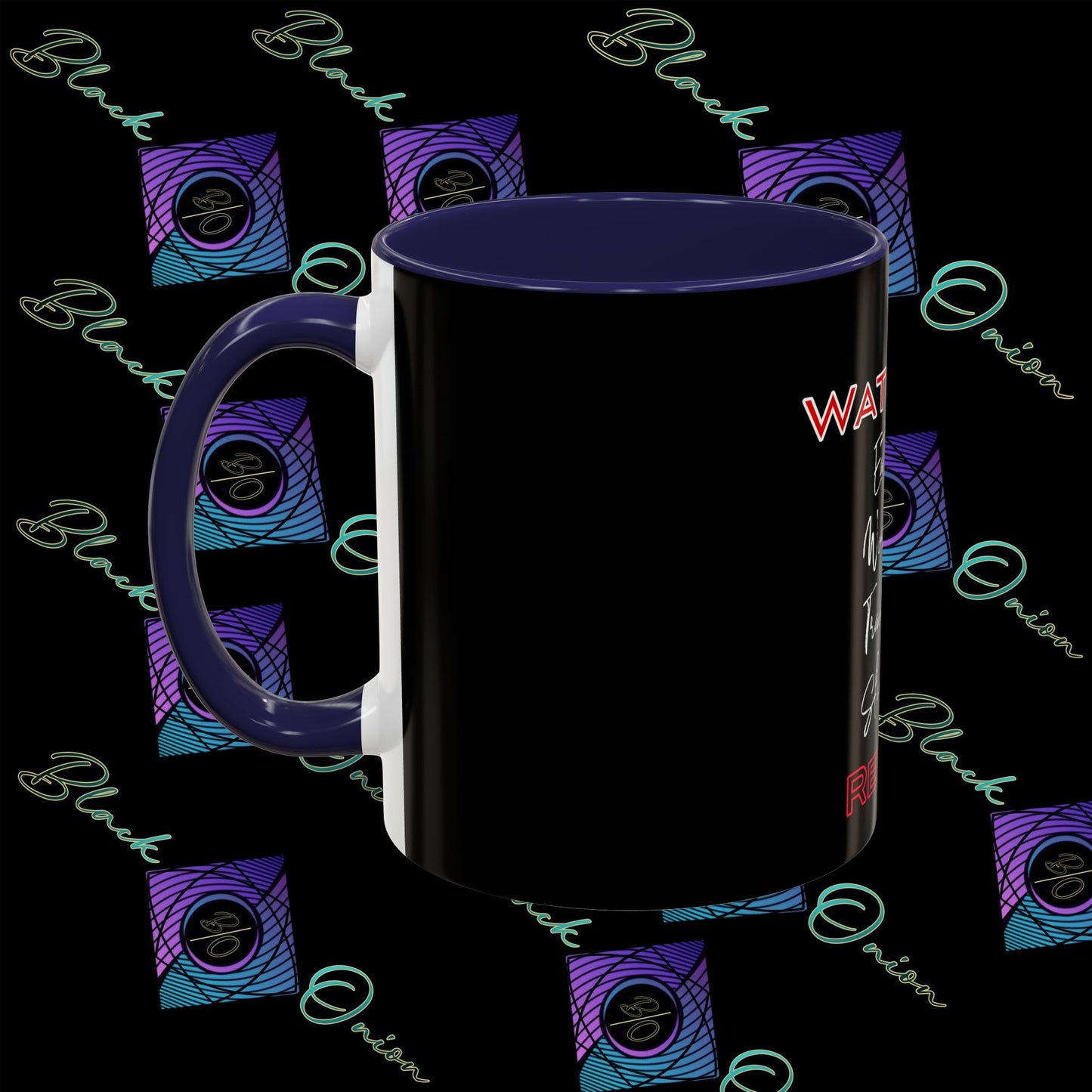 BlackOnion Coffee Mug Serial 2 with Workout Motif ‘Watch me’🫵🔥💪