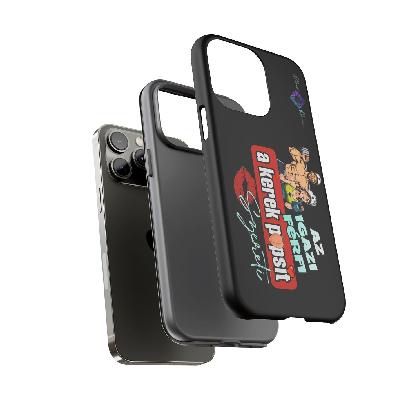 BlackOnion Brand New Phone Case - with Motivational Workout Motif ‘Az igazi férfi ‘💪🔥🫵