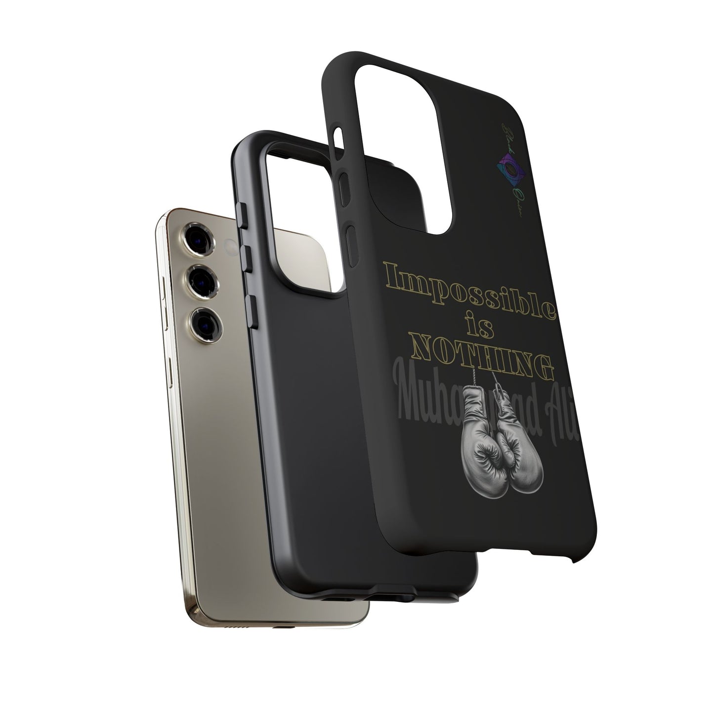 BlackOnion Brand New Phone Case - with Motivational Workout Motif ’Impossible ‘💪🔥🫵
