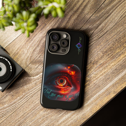 BlackOnion Brand New Phone Case - with Motivational Workout Motif ’Feel your power  ‘💪🔥🫵