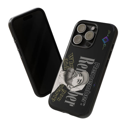 BlackOnion Brand New Phone Case - with Motivational Workout Motif’Remember ‘💪🔥🫵