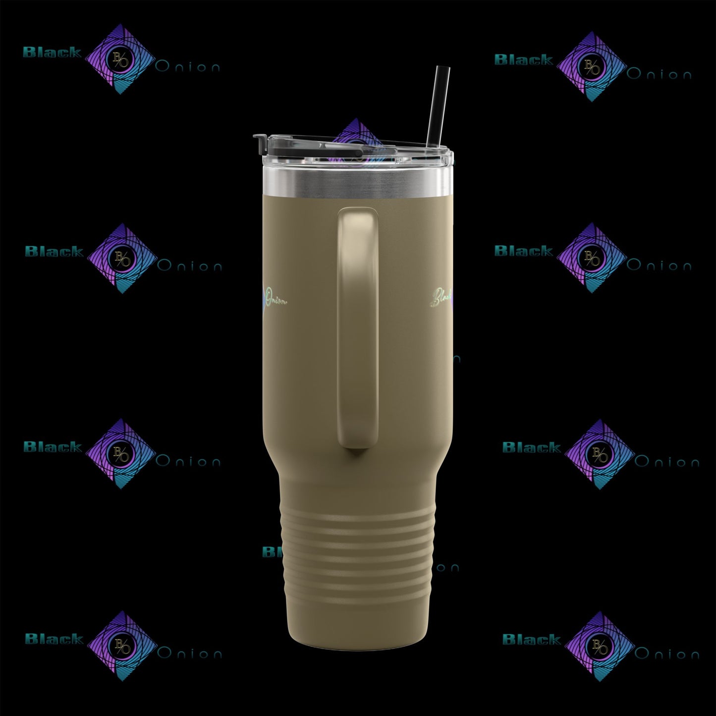 BlackOnion Travel Mug - 40oz with Straw