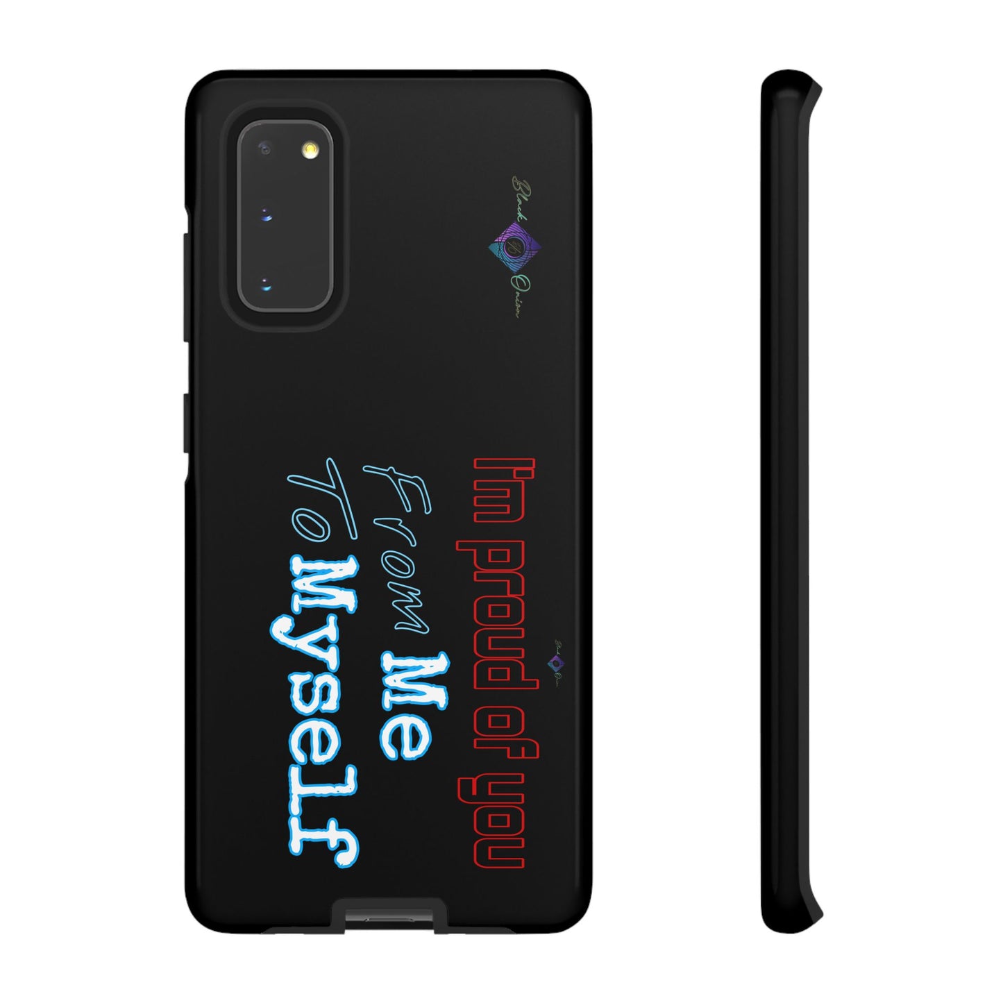 BlackOnion Brand New Phone Case - with Motivational Workout Motif’I’m proud of you ‘💪🔥🫵