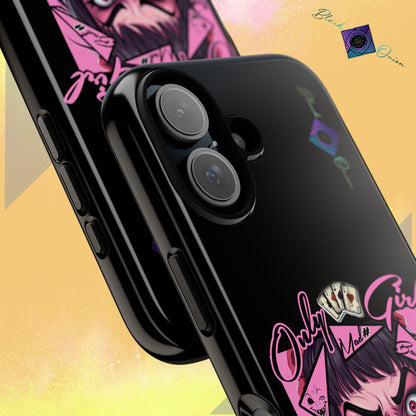 BlackOnion Brand New Phone Case - with Motivational Workout Motif’ Mad Girl💋🌸 ‘🔥🫵