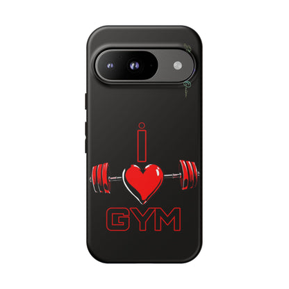 BlackOnion Brand New Phone Case - with Motivational Workout Motif’I Love Gym ‘💪🔥🫵