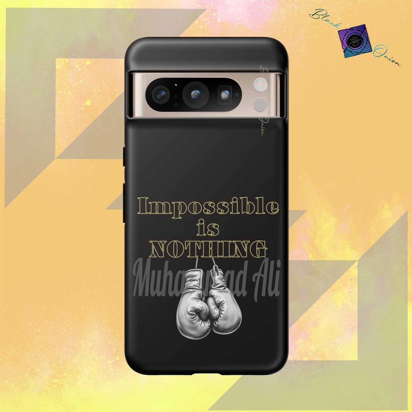 BlackOnion Brand New Phone Case - with Motivational Workout Motif ’Impossible ‘💪🔥🫵
