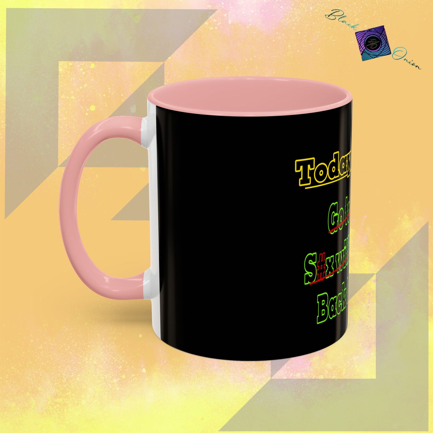 BlackOnion Coffee Mug 2 with Workout Motif ‘Today To Do List V2’🫵🔥💪