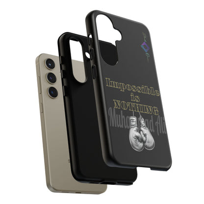 BlackOnion Brand New Phone Case - with Motivational Workout Motif ’Impossible ‘💪🔥🫵